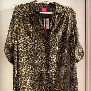 Betsey Johnson x Torrid sz 00 Blouse